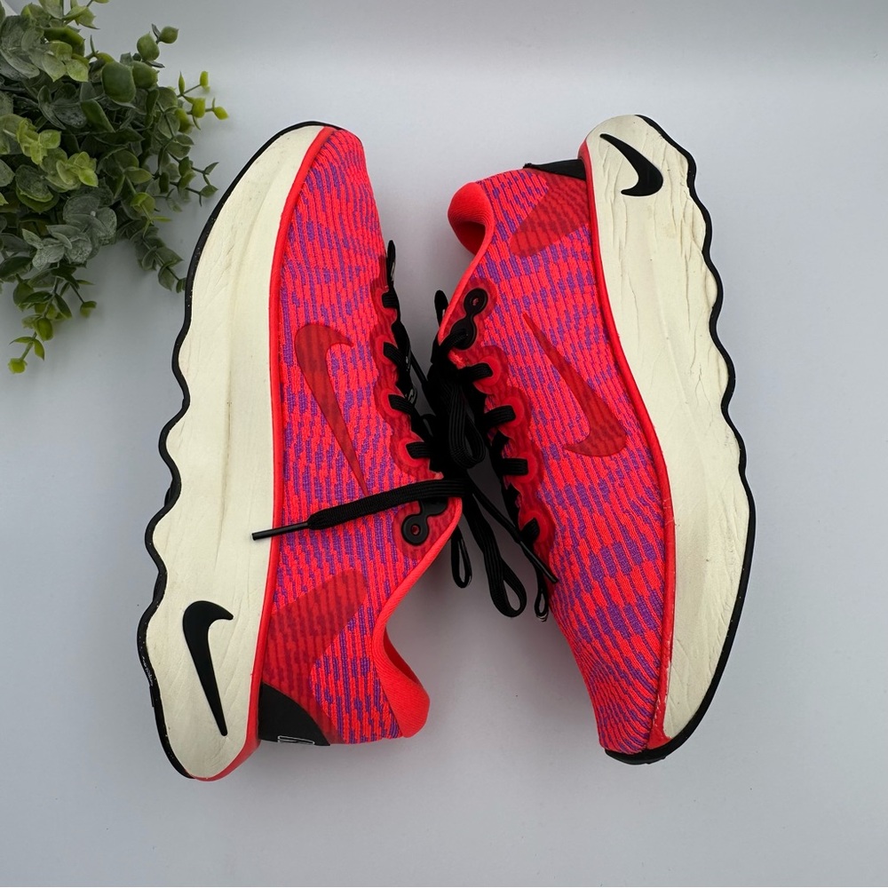 Nike Women’s Motiva Bright Crimson Pink Mesh Athletic Running Shoes Size 7.5 - Picture 6 of 12